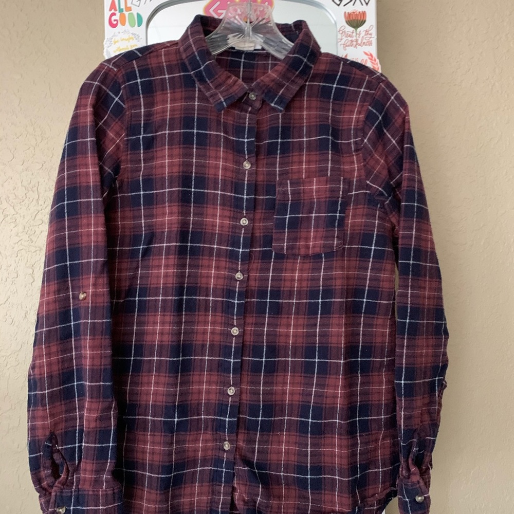 Red, Blue, and White Flannel